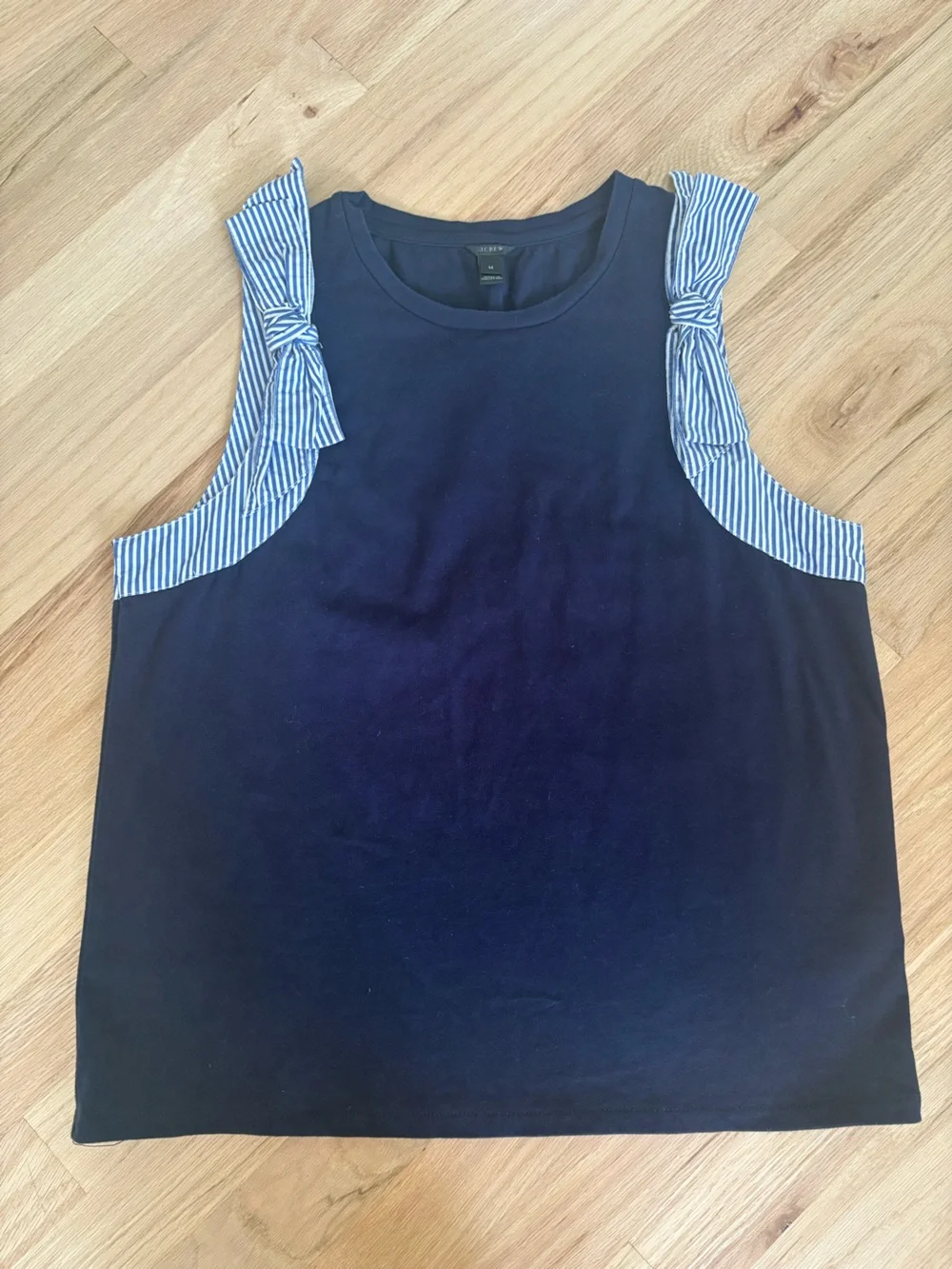 J. Crew Navy Bow Tank